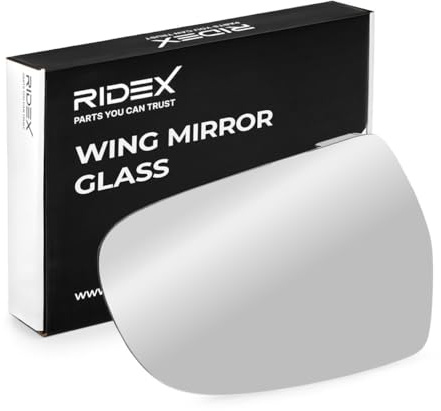 RIDEX 1914M0182 Spiegelglas Glas Aussenspiegel beheizt konvex rechts Kompatibel mit AUDI A4 Avant 8K5, B8 A3 Sportback 8PA A3 Schrägheck 8P1 A5 Sportback 8TA A4 Limousine 8K2, B8
