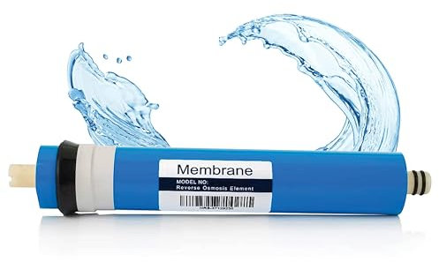 Membrana Ideal para Osmosis Inversa - 75GPD - Especial para Eliminar Sales Inorgánicas, Metales Pesados, Materia Orgánica y Materiales Químicos - Nature Water Professionals