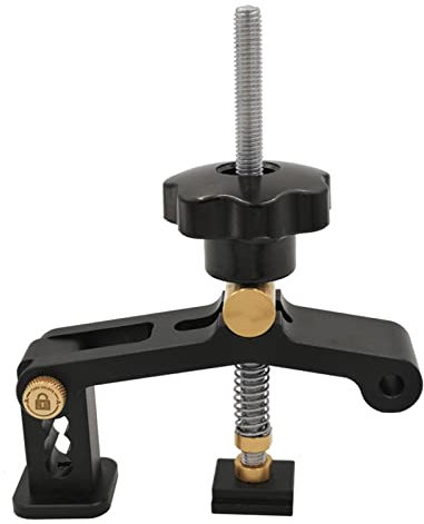 Holzbearbeitung Nuten Klemmen 3 Stufen einstellbar,CEIEVER T Schienenklemm Aluminiumlegierung T Nut Schienen Schnellspanner Niederhalter T-Nut Schiene für Die Holzbearbeitung von Schienen(4)