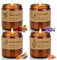 Duftkerzen Geschenkset für Frauen, 4x200g Duftkerzen Set, Sojawachs Kerzen, Große Kerzen im Glas, Geschenkset für Mama, Weihnachten, Geburtstag, Bad, Yoga, Entspannung, Brenndauer bis zu 200 Stunden