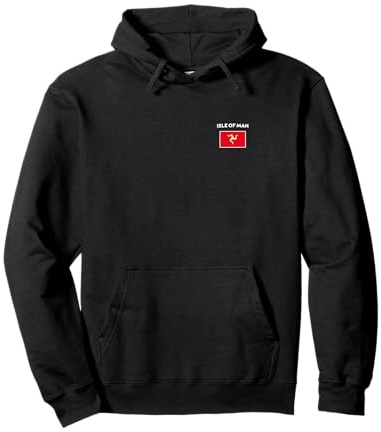 Isle Of Man Flagge Pullover Hoodie