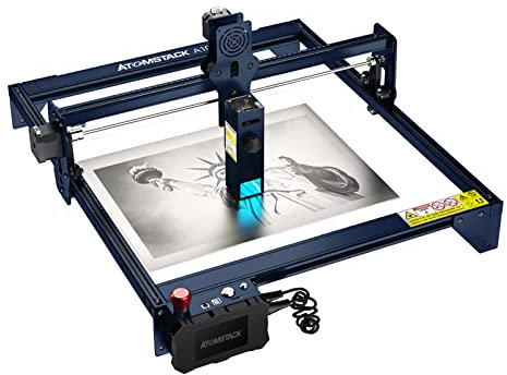 ATOMSTACK A10 Pro Laser Graviermaschine, 50W Offline Gravur CNC Lasergravur Maschine, Augenschutz Fixfokus Graviermaschine - und Laser Cutter für Holz Acryl Metall Glas
