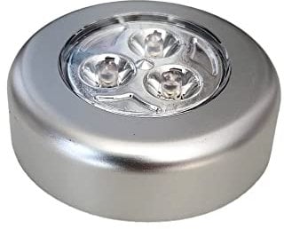 FAST WORLD SHOPPING ® Lampada Con 3 Led Alimentazione A Batteria Punto Luce Adesiva Bianca Fredda Luce Armadi Applique Corridoi Luce Per Cucina Cameretta Da Lettura Illuminazione Mobili Guardaroba