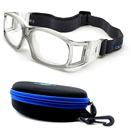BLUE CUT Sicherheits-Outdoor-Sportbrille, Unisex, beschlagfrei, ideal für Basketball, Racquetball