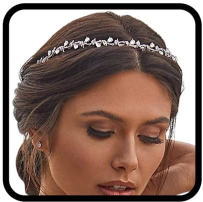 Yean Strassstein-Haarbänder für Damen, Hochzeit, Braut-Kopfschmuck, Kristallblumen-Diadem, Stirnband, Brautdiadem, Hochzeitszubehör