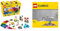 LEGO 10698 Classic Caja de Ladrillos Creativos Grande, 2 Bases Verdes, Animales, Casas y Coches de Juguete & 11024 Classic Base Gris de 32x32 Tacos, Placa Tablero de Construcción y Expansión