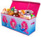 decalsweet Extra Groß Aufbewahrungsbox mit Deckel Kinder, Zusammenklappbare Oxford-Spielzeugkiste für Mädchen, Robuste Wasserdichte Spielzeug Aufbewahrung im Kinderzimmer, 96×32×40 cm (Meerjungfrau)