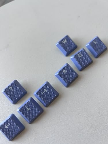 Geeignet für Logitech G915TKL G815 G915, Weiß, Rot, Lila, Schwarz, ultradünne RGB-Hintergrundbeleuchtung, rutschfeste, strukturierte Farbe, Gaming-spezifisch, 13 Tastenkappen (violett, strukturiert, 8