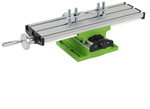 Prensa de taladro de precisión multifunción fresadora de banco Mesa de trabajo X Ajuste de eje Y Mesa de taladro Mesa de trabajo Mesa de coordenadas Mesa de taladro Mesa fija para carpintería