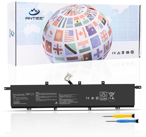 ANTIEE 92Wh C42N2008 Laptop Akku für ASUS ZenBook Pro Duo 15 OLED UX582 UX582L UX582LR XS74T UX582LR-H2002R UX582LR-BP1979R UX582LR-H2002TS H2003R UX582LR-H2002LR-H2002T 17T UX5. 82LR-XS94T H2025R