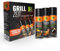 Spraytive Grillzeit BBQ Geschenkset - Grillanzünder, Trennspray, Grillpflegespray - Grillgeschenk für Männer zum Vatertag Grill Set Grillzubehör Geburtstagsgeschenk