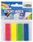 D.RECT 140 Stück Haftstreifen Pagemarker Index Haftmarker Film Textstreifen PET-Folie 12x43mm 4x35 Stück