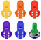 COMNICO 6 Pieces Manual Easy Can Opener Colorful Soda Beer Can Top Ring Opener Tool Drink Plastic Shield Beverage Can Cover Protector for Coke Party BBQ Beach Hand-Safe Dustproof Beer Can Opener
