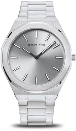 BERING Herren Uhr Quarz Movement - Classic Collection mit Edelstahl und Saphirglas 19641-700 - Wasserdicht: 3 ATM