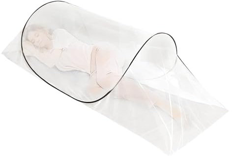 Zanzariera da Letto Portatile 1 Posto, Pieghevole Traspirante Zanzariera Letto Ombrello, Zanzariere Pop-Up per Letto Singolo, Prevenire Insetti Garantire La Circolazione 'aria