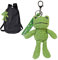 Calkkrer Porte-clés en peluche grenouille, porte-clés animal mignon vert, pendentif de sac caricature, porte-clés Y2K pour sacs à dos, sacs, vert, L