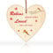 Robins Appear When Loved Ones Are Near, Christmas Ornaments Wooden Heart Sign, Memorial Gift, Memory of Loved One Christmas Tree Ornaments