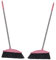 Alipis 2pcs Stainless Steel Broom Hair Sweeping Broom Floor Sweeper Household Broom Floor Cleaning Broom Pickup Brush Hard Broom Brooms for Sweeping Indoor Heavy-duty Broom Plastic Pink