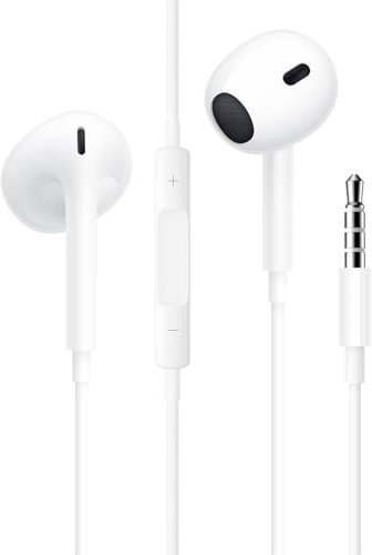 ALIANSHENG Cuffie,Cuffie con Filo,Auricolari con Filo Sport in-Ear Stereo con Microfono Cuffiette Compatibile con iPhone/Apple/iPad/Xiaomi/Huawei/Samsung/Androide/MP3/MP4 Plug and Play