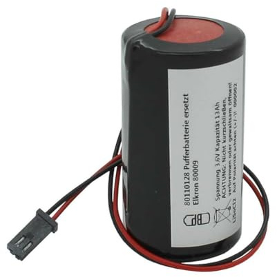 Pufferbatterie LiSoCl2 3,6V 13Ah ersetzt Elkron 80009