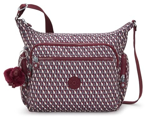 KIPLING GABBIE Mittelgroße Umhängetasche, 3DK Wine (Rot)