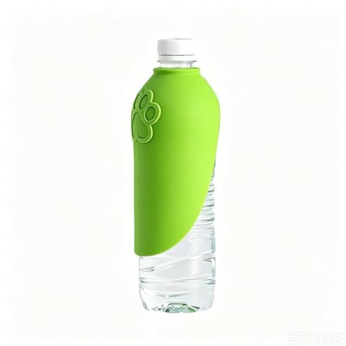 Silikon Trinknapfaufsatz für Hunde, Wasserflaschenadapter für PET-Flaschen, Auslaufsicher & Leicht, Lebensmittelgeeignetes Silikon, Tragbarer Reise-Wasserspender für Unterwegs (Grün)