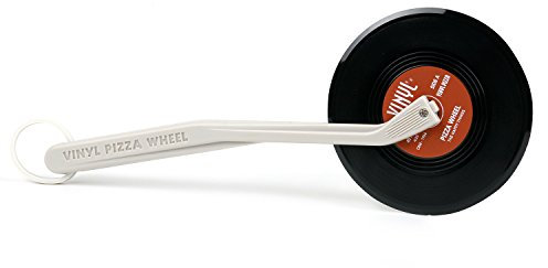 Pizza Wheel Cutter Vintage Vinyl Record - Novelty Gifts for Men Pizza Wheel Cutter Slicer - Novelty Gifts - Quirky Kitchen Aid - Gadgets for Men - Unique Gadget - Pizza Oven Accessories - by TRIXES