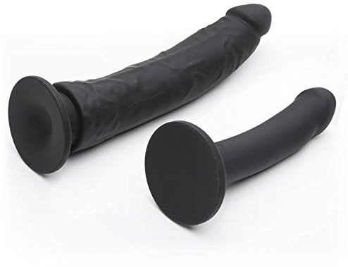 Lovehoney Deluxe Strap on Dildo Harness Kit & 2 Strap on Dildos for Pegging | Beginner 5.6 Inch Length & 3.6 Inch Girth, Advanced 8 Inch Length & 5.9 Inch Girth, 3 O Rings, Adjustable Harness, Waterproof