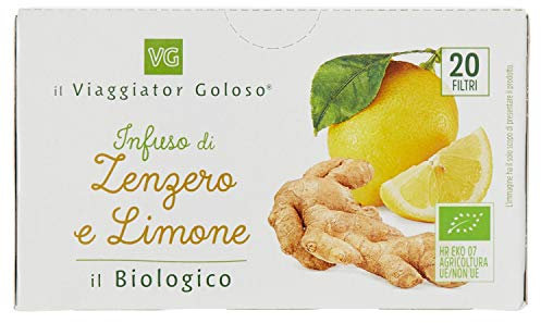 il Viaggiator Goloso Il Biologico Infuso Zenzero & Limone, 20 Filtri
