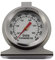 Invero Universal Stainless-Steel Oven Thermometer Monitoring Temperature Gauge - Hang or Stand in Oven - Clear Dial