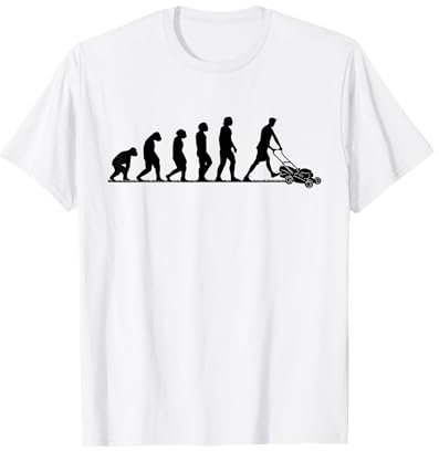 Lawn Mower Evolution lawn mowing gardener garden gift T-Shirt