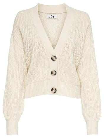 Jaquelin de Young Only&JDY Jdyjusty L/S Cardigan Court KNT Noos, Eggnog, XL Femme
