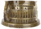 Pssopp Rom Kolosseum Modell Metall Miniatur Römisches Kolosseum Retro Bronze Antike Architektur für handgefertigte Handwerk Wohnkultur Skulptur