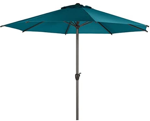 Hespéride - Parasol Droit Rond Loompa Bleu Canard
