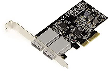 KALEA-INFORMATIQUE PCIe 2.0 4X SAS + SATA Controller-Karte - 6GB 8 Ports EXTERN SFF8088 mit Chipsatz JMB575 JMB585