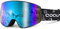 Odoland Skibrille Kinder Unisex Snowboardbrille Helmkompatible mit UV-Schutz und Anti-Beschlage für Jungen und Mädchen zum Skifahren