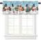 SMYORR Scheibengardine Moderne Bistrogardine ​zu Weihnachten Dekoration Fenster Küche Kurz Gardine Weihnachtsgardine / 1 PCS / H55xW175cm