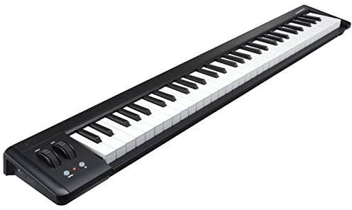 Teclado Piano Compacto de 61 Teclas USB Midi Controlador de Teclado