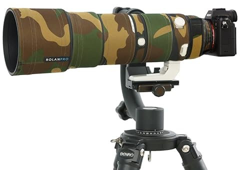 Rolanpro Camoflage Objektivschutz für Sony FE 200–600 mm F5.6–6.3 G OSS Coat Objektiv-Schutzhülle, #6, wasserdicht