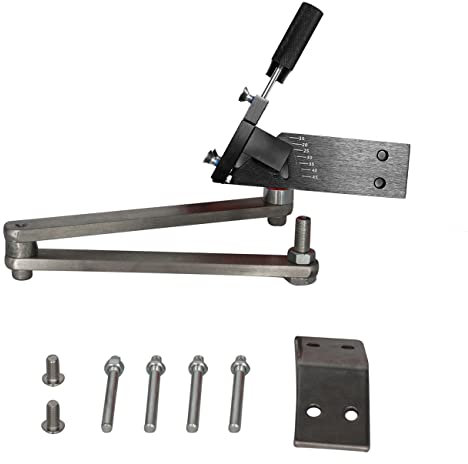 BLKGJTF Sharpener Model 5005 Lawn Mower Blade Sharpener 15°-45° Adjustable for Straight and Standard Lawnmower Blades,Black