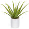 33CM Artificial Plants Indoor Fake Aloe Vera Plants in Ceramic Pot Artificial Succulents Plant Decorative Fake Plants Potted Faux Desk Plant for Home Office Bathroom Bedroom Shelf Decoration