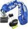 Oxford Screamer7 Motorcycle Alarm Disc Lock Sabre Blue Motorbike Security Chain Lock Anti-Theft Quad Bike Scooter Safety Kit with Free Disc-Lock Reminder Cable (180cm)
