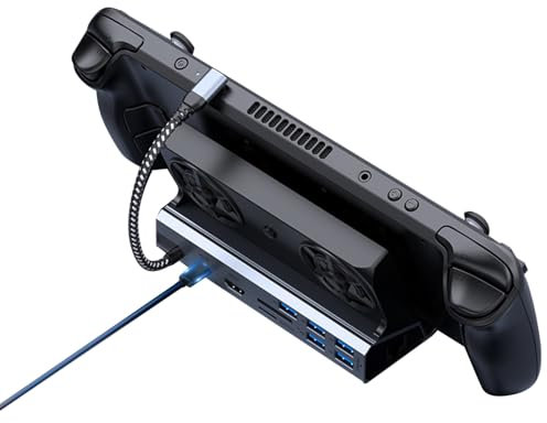 10 in 1 HDMI Dockingstation Ladestation TV HDMI Adapter 4K@60Hz Ausgang für Steam Deck