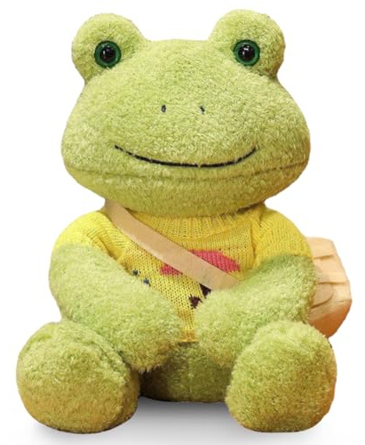 RLokK Frosch Plüsch, Kawaii Frosch Plüschtier Stofftier Weiche Kuscheltier Frosch Plüsch Spielzeug Home Dekoration Geschenk für Jungen Mädchen Erwachsene 25 cm