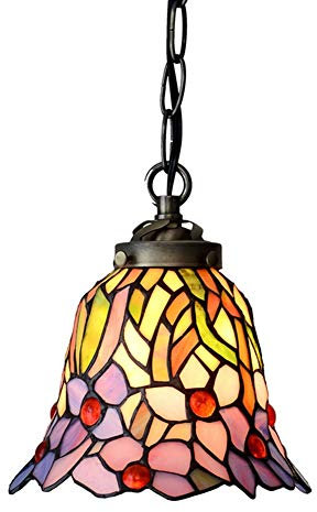 WEISSBIER Tiffany-Lampe, 7 Zoll, europäische Pastorale Buntglaslampe, Tiffany, klein