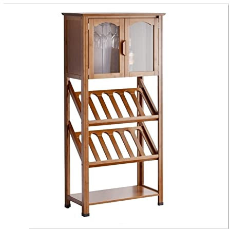 MOOWI Weinschrank Weinschrank, Haushaltsbar, europäischer Stil, vom Boden bis zur Decke reichendes Weinregal, Vitrine, Aufbewahrungsschrank Barschrank