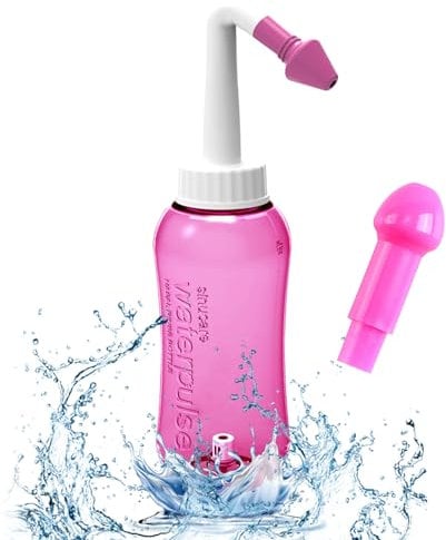 Nasenspülflasche Nasenspülset 300ml Neti-Topf Nasen-Spülung Tragbares Nasendusche Nasenwaschreiniger für Erwachsene und Kinder