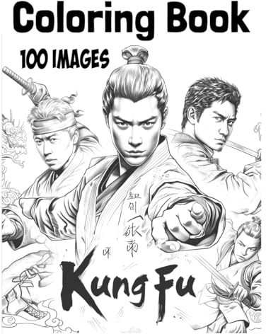 Kung Fu Coloring Book