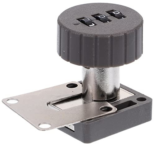 CANIGHT 3-stelliges Zahlenschloss Für Schrank Schreibtischschubladenschloss Sichere Türsicherung Ohne Schlüssel