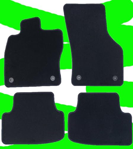 AUTOTEPPICH-STYLERS Q100+ Fußmatten Set passend für VW Golf 7 + 8 Limo Variant GTI Matten Autoteppiche Automatte